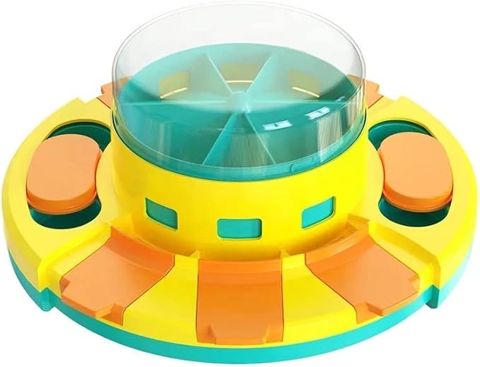 Piggy Poo and Crew Treat Popper Slow Feeder Interactive Food Dispenser Puzzle Game for Dogs Puppies Rabbits Pigs Small Animals