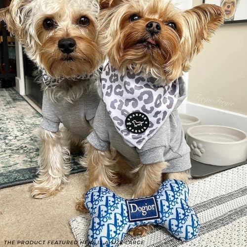 Haute Diggity Dog Dogior Bone, Plush Dog Toy, Designer Parody Stuffed Toy