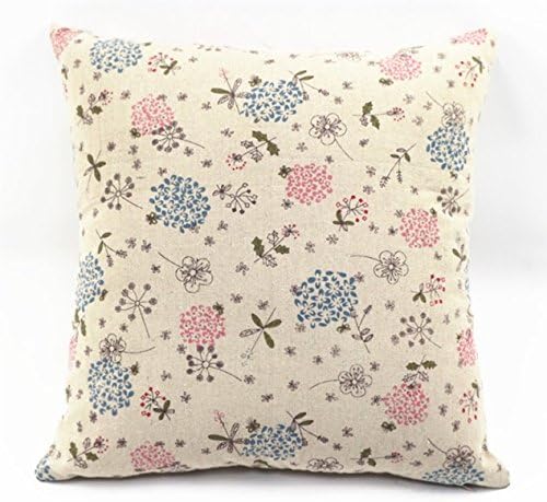 MoonRest Decorative Pillow, Fully Assembled with Hidden Zipper Filled with Synthetic Down Pillow Inserts (Rose Blossom Flower)