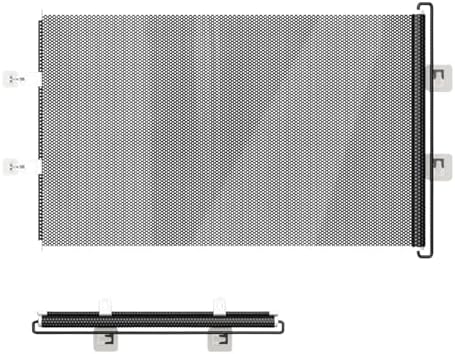 Retractable Dog Gate No Drilling Door Fence