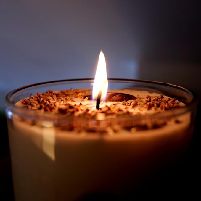 Candlestock Handmade Healing Aromatherapy Natural Soy Wax Lavender and Sage Essential Oils Scented Jar Candle