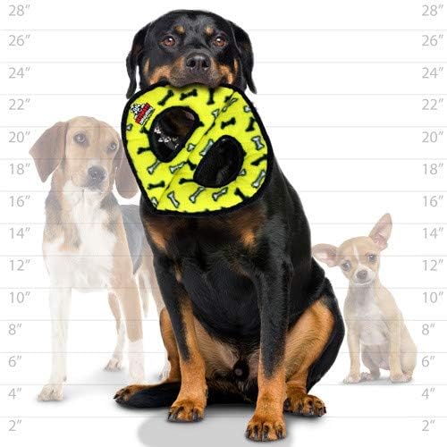 TUFFY® 2 Pack Ultimate 3Way Ring Ultra Durable Plush Dog Toys