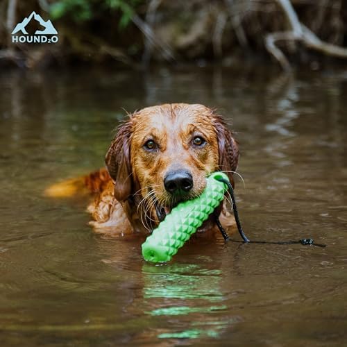 Rope Bumper Dog Toy - Floating Retriever Toy - Green Dog Bumper