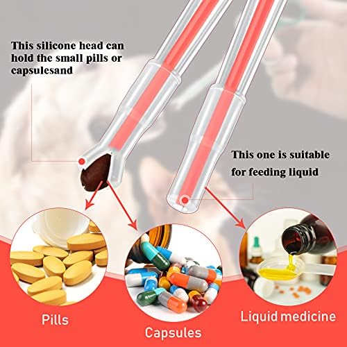 3 Pcs Pet Pill Plunger Popper for Small Cats Dogs