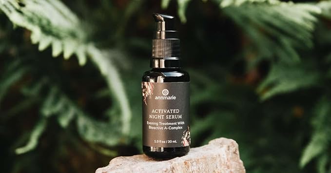 Annmarie Activated Night Serum - 30ml | Retinol Alternative for Bright, Firm, Revitalized Skin - Algae Bioactive A-Complex & Antioxidants - For All Skin Types