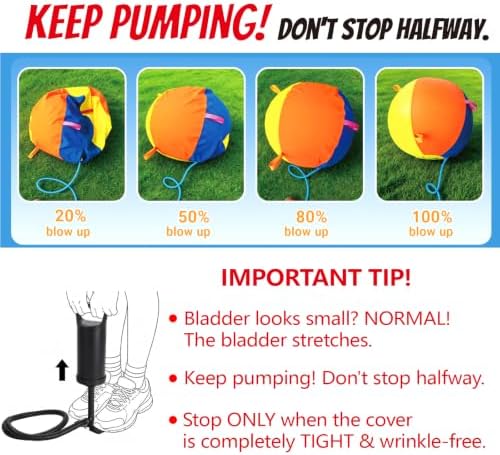 Hap Tim Upgraded Heavy Duty 25" Herding Ball for Dogs Thickened Bladder