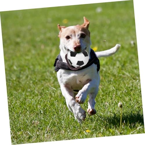 Interactive Dog Soccer Ball with Straps Rope Toy, Dogs Toys to Keep Them Busy, Dogs Birthday Gift, Mental Stimulation, Tug of War Dog Ball Toy Small to Medium Birthday Gift