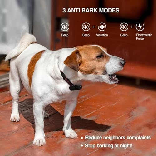 Smart Automatic Bark Stopper, 600M Remote Control Dog Trainer Pet Supplies, USB Rechargeable with LCD Display, 3 Modes, Suitable for All Dogs