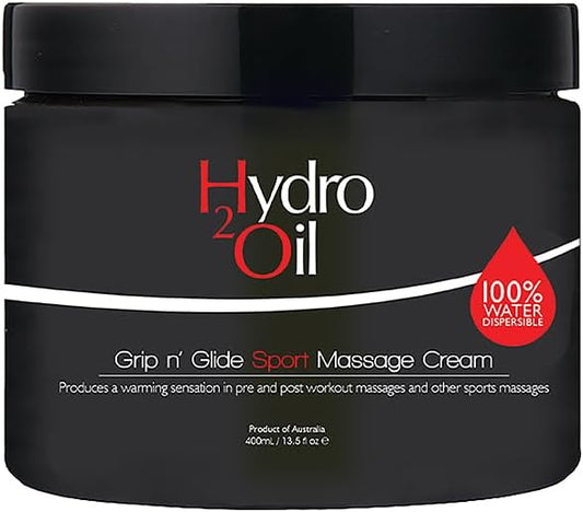 Hydro 2 Oil Sport Massage Cream 13.5 fl oz - Unleash Peak Performance with This Specialized Formula, Designed to Soothe and Revitalize Muscles for an Invigorating Massage Experience.