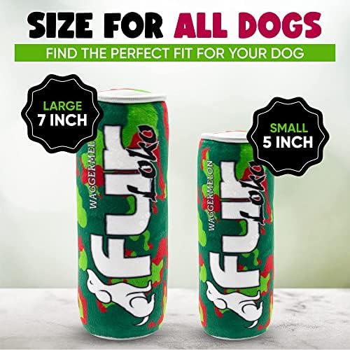 Fur Loko Plush Dog Toy | Bubba's Dog Toys | Unique Parody Design | Toys for Small and Large Dogs and Puppies