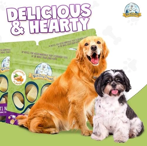 Yeti Refill Nuggets for Puff & Play Toys, Yak Cheese Treats, 6 Pc, Turmeric