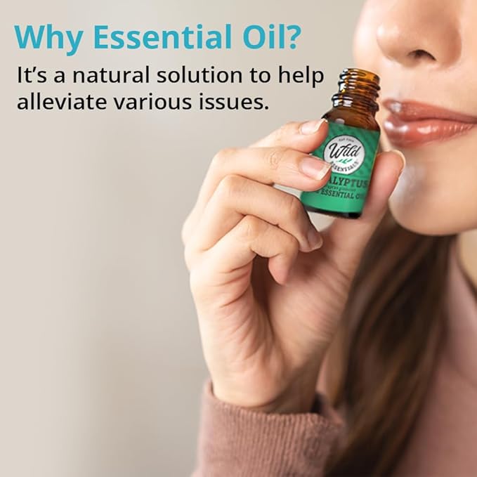 Wild Essentials Lemon 100% Pure Essential Oil 2 Pack - 10ml, Therapeutic Grade, Energizing, Uplifting, Clean