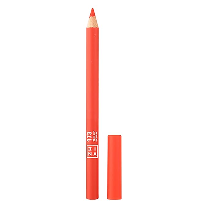 3INA The Automatic Lip Pencil – Waterproof Lip Liner Pencil with Built-In Sharpener – Smudge-Proof, Pigmented, 10 Hour Long Wear Liner - 173-0.01 oz