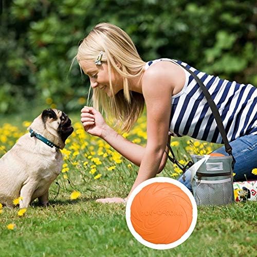 2 Pack Dog Flying Discs for Medium Large Breeds