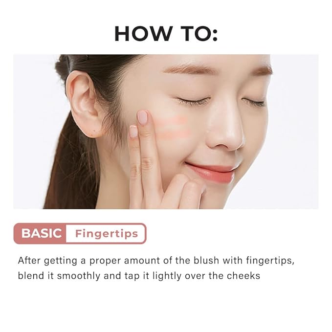 A'PIEU Juicy-Pang Jelly Blusher [RD01] – Soft Touch Blush for Cheek with Combined Cream & Powder Texture for Natural Dewy-Finish, No Fall-Out. 0.17 oz