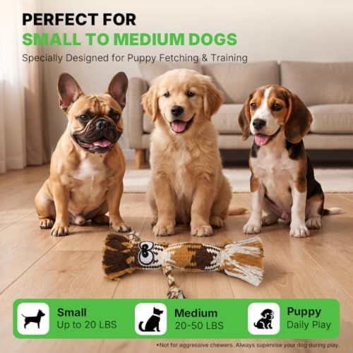 Dog Squeak Toy, Interactive Dog Chew Toys, Dog Toys to Keep Them Busy