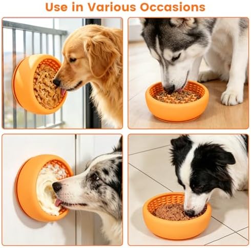 SmartTail Slow Feeder Dog Bowls, BPA-Free Lick Bowl for Dogs