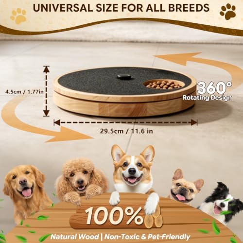 Dog Nail Scratch Board with Treat Box, Adjustable Resistance Scratch Pad for Dogs with Suction Cup & Nano Tape, Dog Nail File Board for Stress-Free Claw Care & Slow Feeder for All Breeds - Black