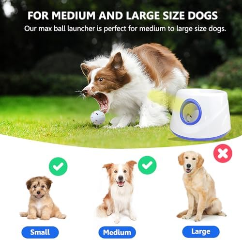 Automatic Dog Ball Launcher, Dog Ball Throw Launcher, for Small/Medium Dogs