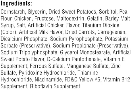 SmartBones Mini Bones Rawhide-Free Dog Treat, Real Sweet Potato, 24 Count | With Real Sweet Potatoes & Chicken, Easy To Digest Chew, Vitamin & Mineral Enriched, Supports Dental Health, For Small Dogs