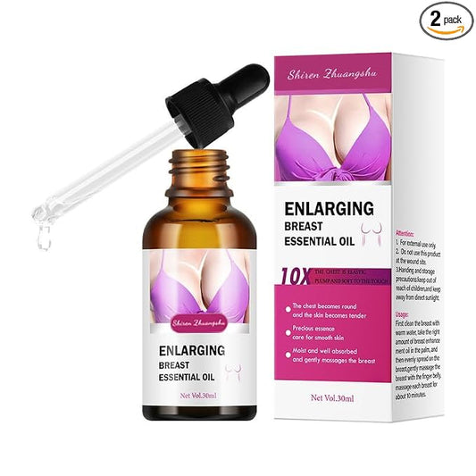 Natural Breast Care Oil & Firming Serum – Organic Essence for Women – Nourishing Massage Oil for Skin Elasticity & Tightening Appearance (2)