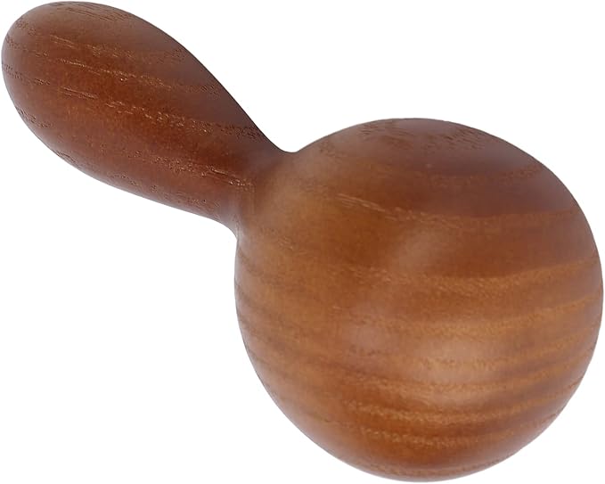 Wooden Handheld Massage, Portable Essential Oil Massage Hammer Teakwood Beauty Massage Hammer Wood Therapy Massage Tool Psoas Muscle Release Tool Wood Therapy Massage Tools Kit for Skin Care