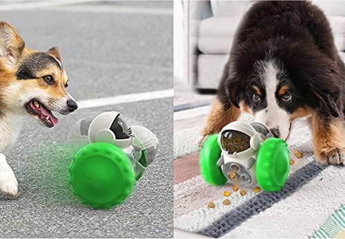 Slow Leak Feeder Toy Balance Car Leak Food Toys Tumbler Dog Feeder Interactive Dog Cat Toy Food Dispenser Slow Feeder Treat Ball Toys