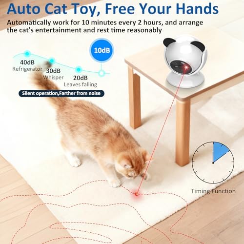 Sofolor Laser Cat Toys for Indoor Cats, Automatic Cat Laser Toy