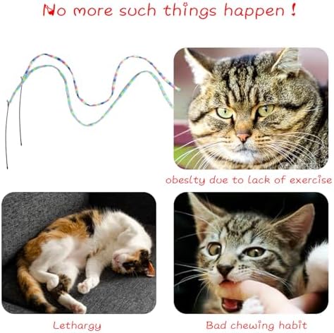 Cat Wand Toys Interactive Kitten Toys-3 Packs