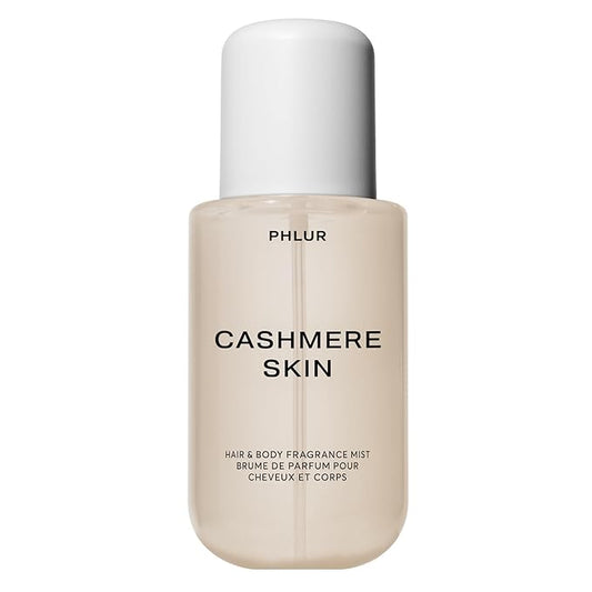 PHLUR Cashmere Skin Body Mist, 8 Fl Oz - Hair and Body Perfume for Women, Almond, Vanilla & Cream Perfume Body Spray with Musk, Ambrette & Santal Fragrance
