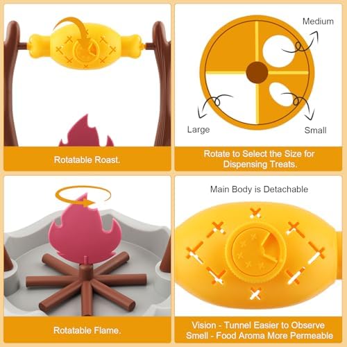 Cat Treat Dispenser Toy, Slow Feeder, Puzzle Feeder