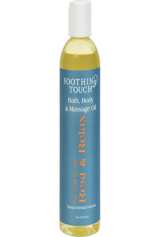 Soothing Touch Bath & Body Oil, Rest/relax - 8 Oz