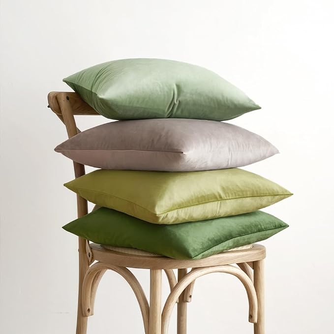 MIULEE Velvet Pillow Cover Soft Luxury Decorative Throw Pillow Cover Single Rectangle Cushion Case for Spring Couch Sofa Bedroom Car Decor,12x20 Inch Sage Green | Soft Luxury Decorative Throw Pillow Cover, Single Rectangle Cushion Case, Home Decor for ...