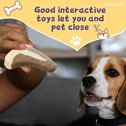 Libima 6 Pcs Dog Chew Toys for Aggressive Chewers, Cute, Small and Medium