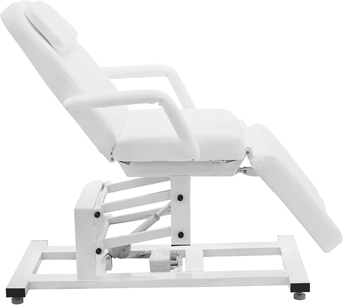 SKINACT Lavo Medical Spa Facial Treatment Table (Bed, Chair) (White)