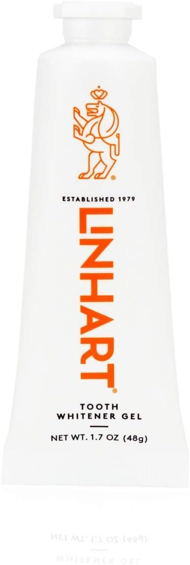 LINHART Teeth Whitener Gel with Hydrogen Peroxide, Tooth Whitener for Sensitive and Normal Teeth - No Sensitivity, Effective, Whitens Teeth with 50% More Strength