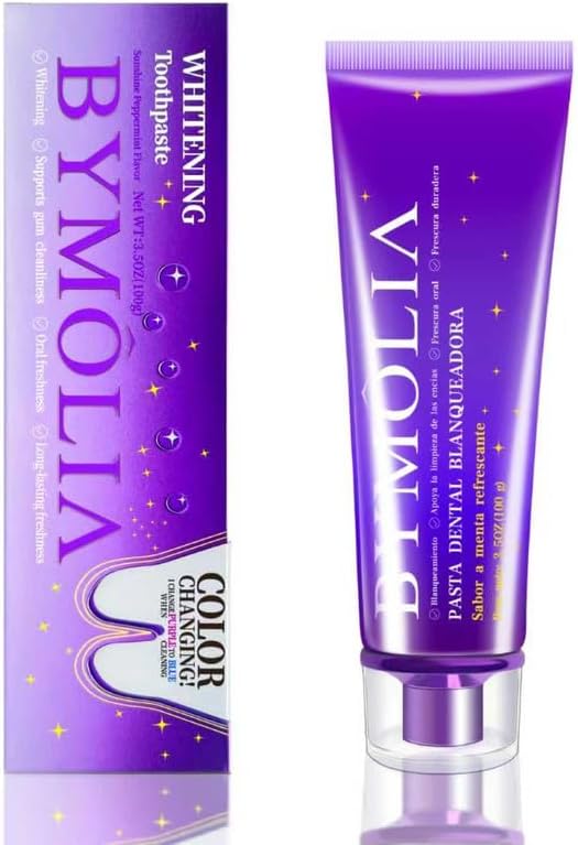 Bymolia Fluoride Free Toothpaste, Appropriate for Sensitive Teeth, for Adult, Kids Oral Care - Whitening* Refresh Mint, 3.5 oz