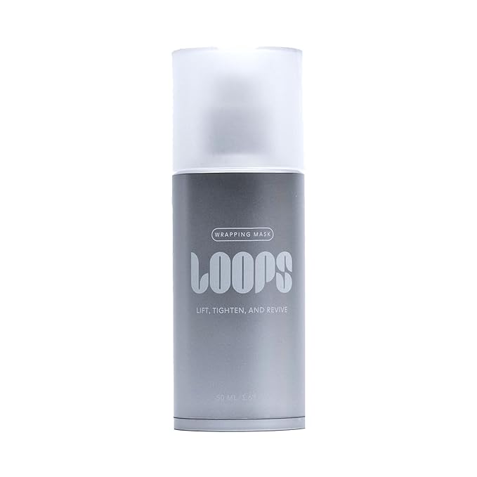LOOPS Collagen Wrapping Mask - Lifts and Firms Skin for a Smoother Look - Peel Off Collagen Face Masks - Skin Tightening Facial Mask for Anti-aging, Moisturizing, Replenishing Overnight Face Mask