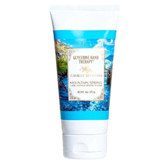 Camille Beckman Glycerine Hand Therapy Cream, Mountain Spring, 6 Ounce