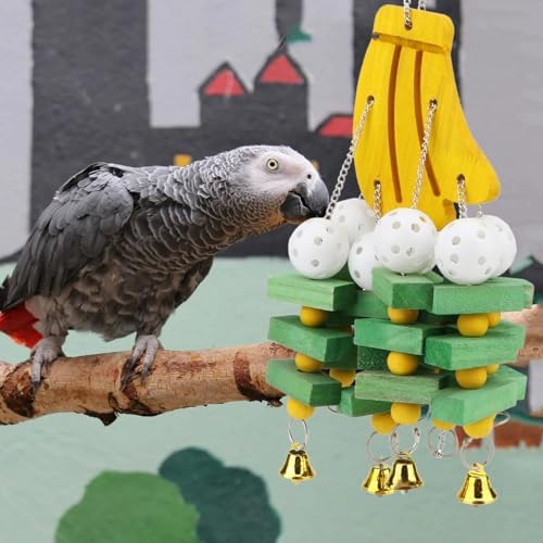 GPY Parrot Toys for Macaw, Interactive Bird Toys for Parrots Large Bird