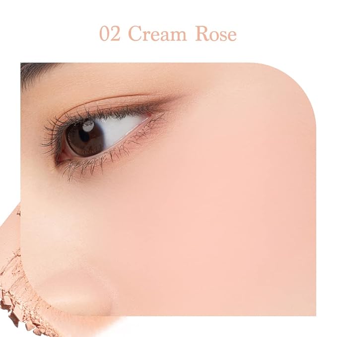 Dasique Blending Mood Cheek #01 Warm Blending l Cruelty-Free l 4 Blendable Shades in Lightweight, Long-lasting, Smooth Powder