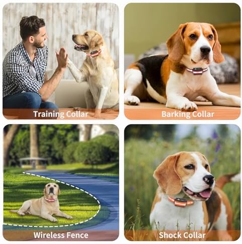 Shock Collar Replacement Strap for Most of Training Collar, 3/4 Inch Dog Collar Replacement for Shock and Bark Collar, Adjustable Reflective TPU Collar Strap - 2 Pack