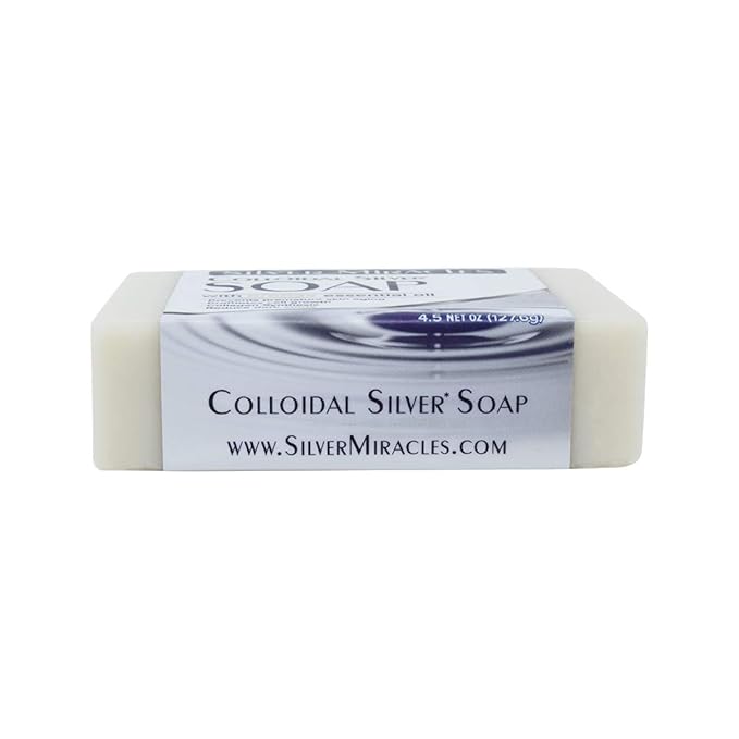 Silver Miracles Colloidal Silver Soap Scented With Natural Orange