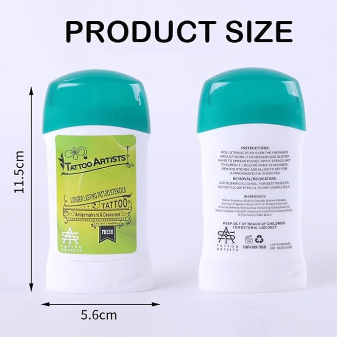 Tattoo Transfer Cream Gel, Safe and Long-Lasting Tattoo Balm for Body Art Makeup Professional Tattoo Transfer Soap Stencil Tattoo Supplies Accessories for Tattoo Artist