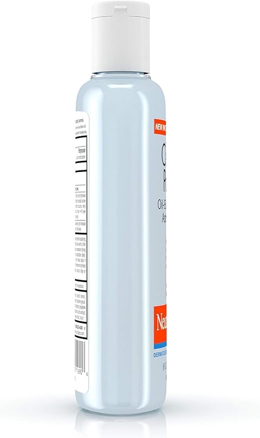Neutrogena Clear Pore Oil-Eliminating Facial Astringent with 2% Salicylic Acid Acne Medication and Witch Hazel, Pore Clearing Treatment for Acne-Prone Skin, Helps Control Shine, 8 fl. oz, 6 Pack