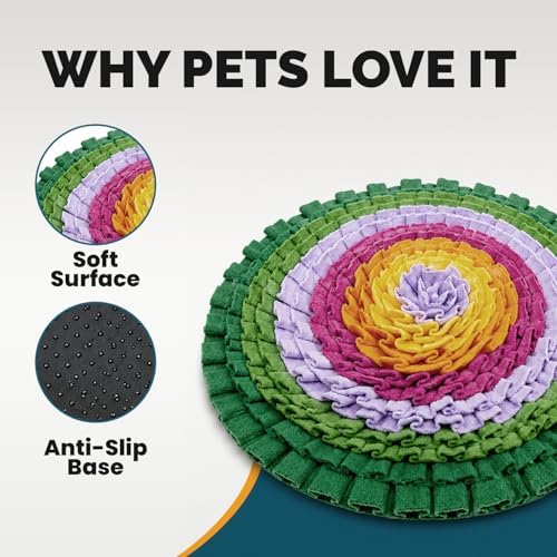 PET ARENA Snuffle Mat Dog Puzzle Toy Adjustable Interactive Feeder