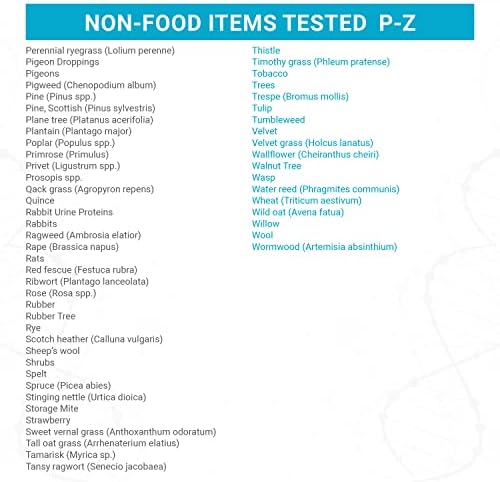 Food Intolerance Test Kit for Over 900 Food and Non-Food Items | Identify Food Intolerances | Home Sample Collection Kits | Results in 7 Working Days | A Complete Kit with No Extra Fees