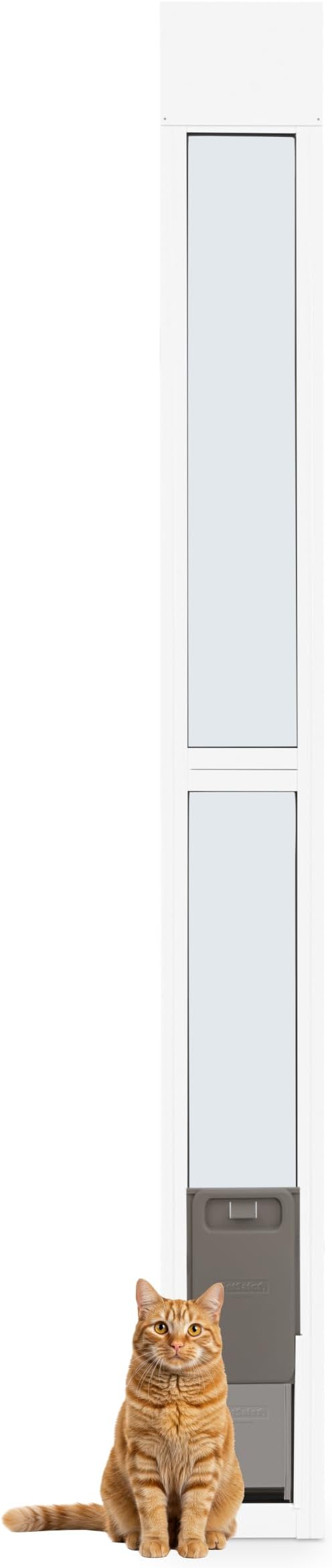 PetSafe Sliding Glass Pet Door, Aluminum Frame, Pets Up to 15 lb, Small