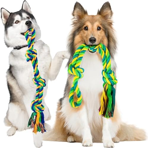 Dog Chew Toys for Aggressive Chewers, Indestructible Dog Toys for Large Dog