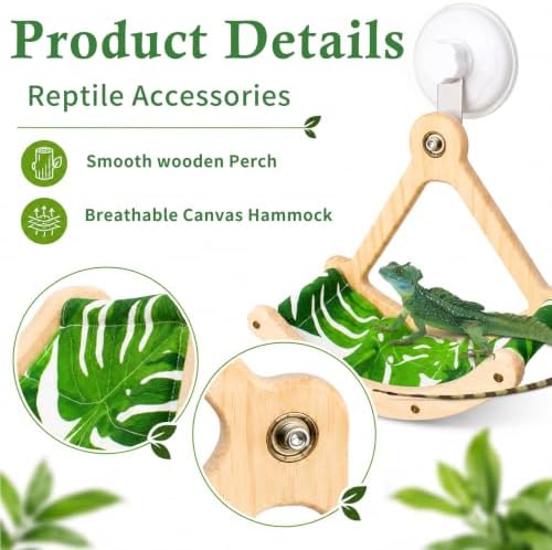 Bearded Dragon Perch Interactive Rocking Reptile Toy
